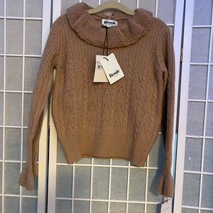 COPY - Rouje GORGEOUS NWT Basile sweater Sz FR 34 mohair wool Feminine Removabl…